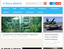 Tablet Screenshot of abocabierta.com